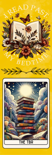 I Read Past My Bedtime - TBR Bookmark