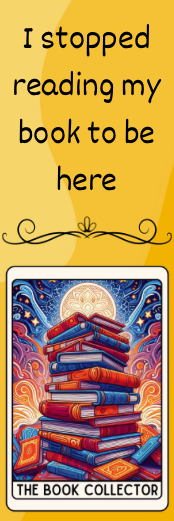 I Stopped Reading My Book to Be Here - The Book Collector Bookmark