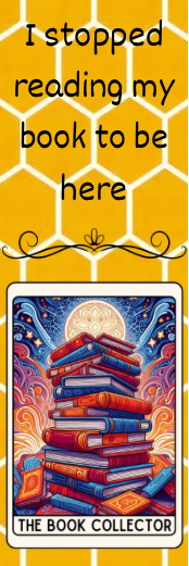 I Stopped Reading My Book to Be Here - The Book Collector Bookmark