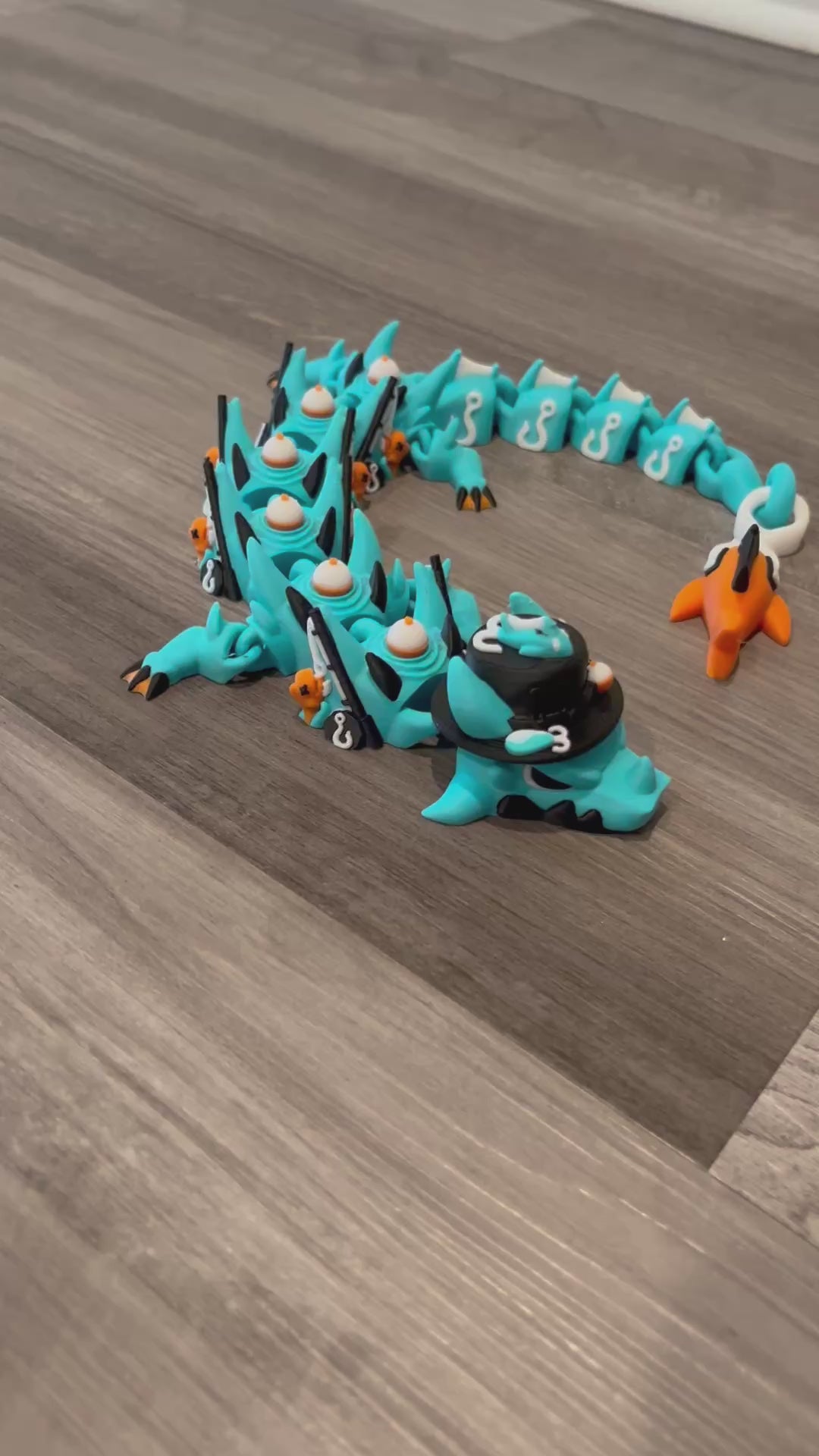 Fishing Dragon - Large - 3D Print
